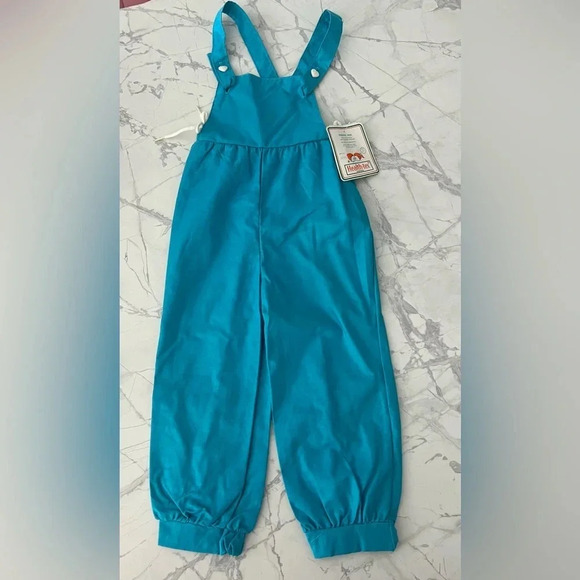 Vintage Healthtex Overalls NWT | Girls 3T  Blue - Picture 1 of 5
